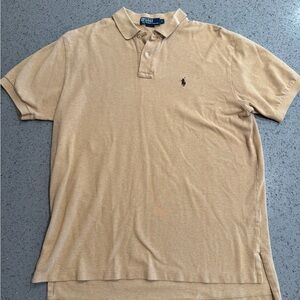 Ralph Lauren Men's Beige Polo Shirt